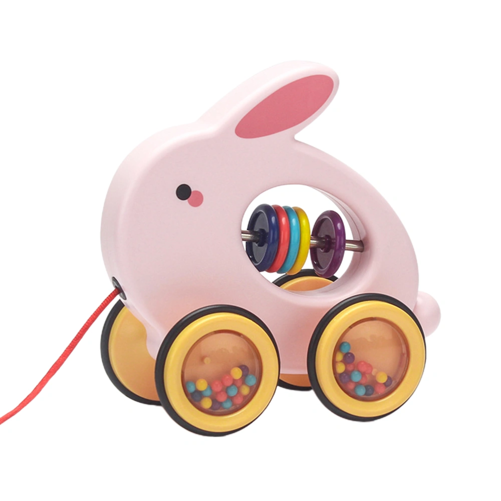 Kids Pull Along Pet Toy Cute Animal Pull Along Rolling Animal Toy Pull Toys Birthday Gift for Boys and Girls