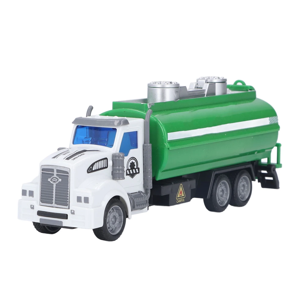 Truck Toy 1:48 Pull Back Vivid Appearance Bright Colors Easy Operation Pull Back Vehicle Toy for 3 Year Old Tank Truck