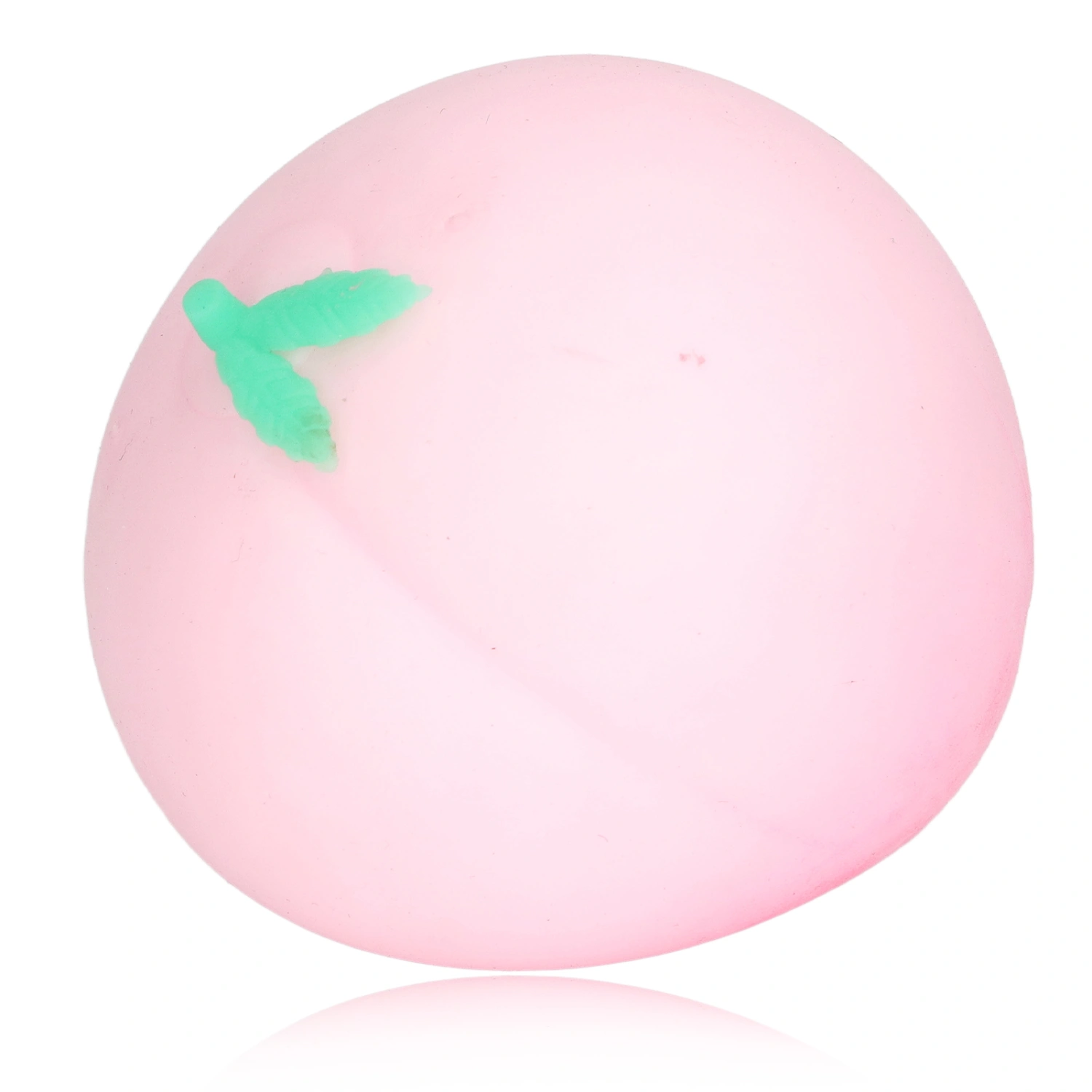 Peach Squeeze Ball Elastic Relieve Anxiety Fruit Stress Ball Toy for Women Men Kids Pink