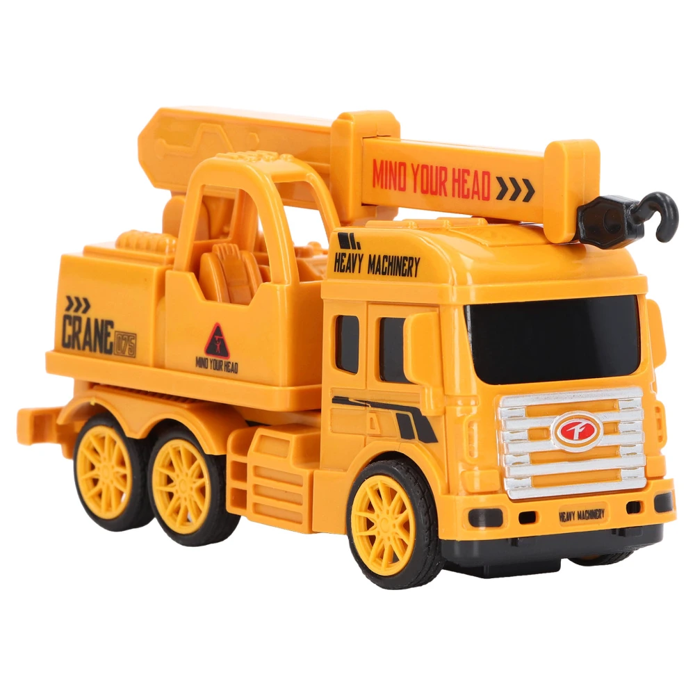 Construction Vehicle Toys for Kids Real Shape Sliding Simulation Plastic Engineering Inertial Toy Car for Birthday Gift Crane Truck