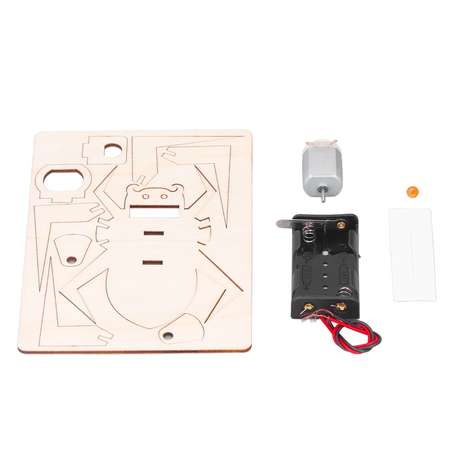 Electric Araneid DIY Toy Wooden Assemble Physics Experiment Educational Toy for Children