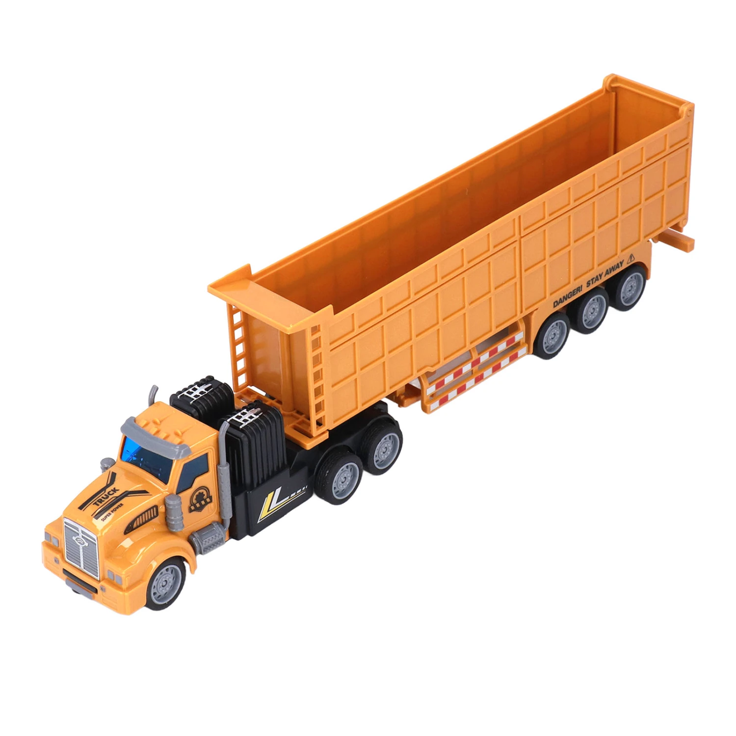 1:48 Scale RC Semi Truck Toy High Simulation Remote Control Carrier Transport Truck for Kids