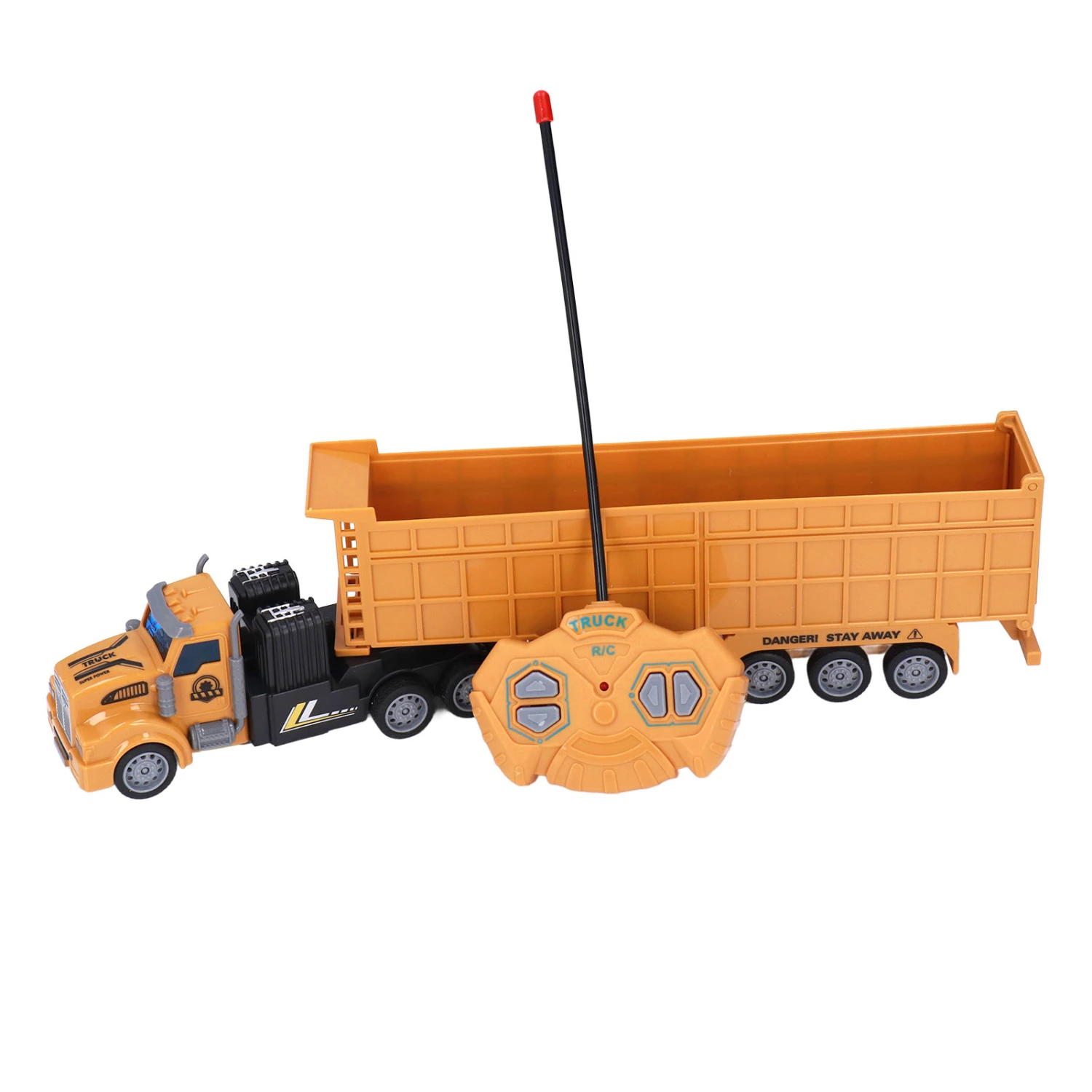 1:48 Scale RC Semi Truck Toy High Simulation Remote Control Carrier Transport Truck for Kids