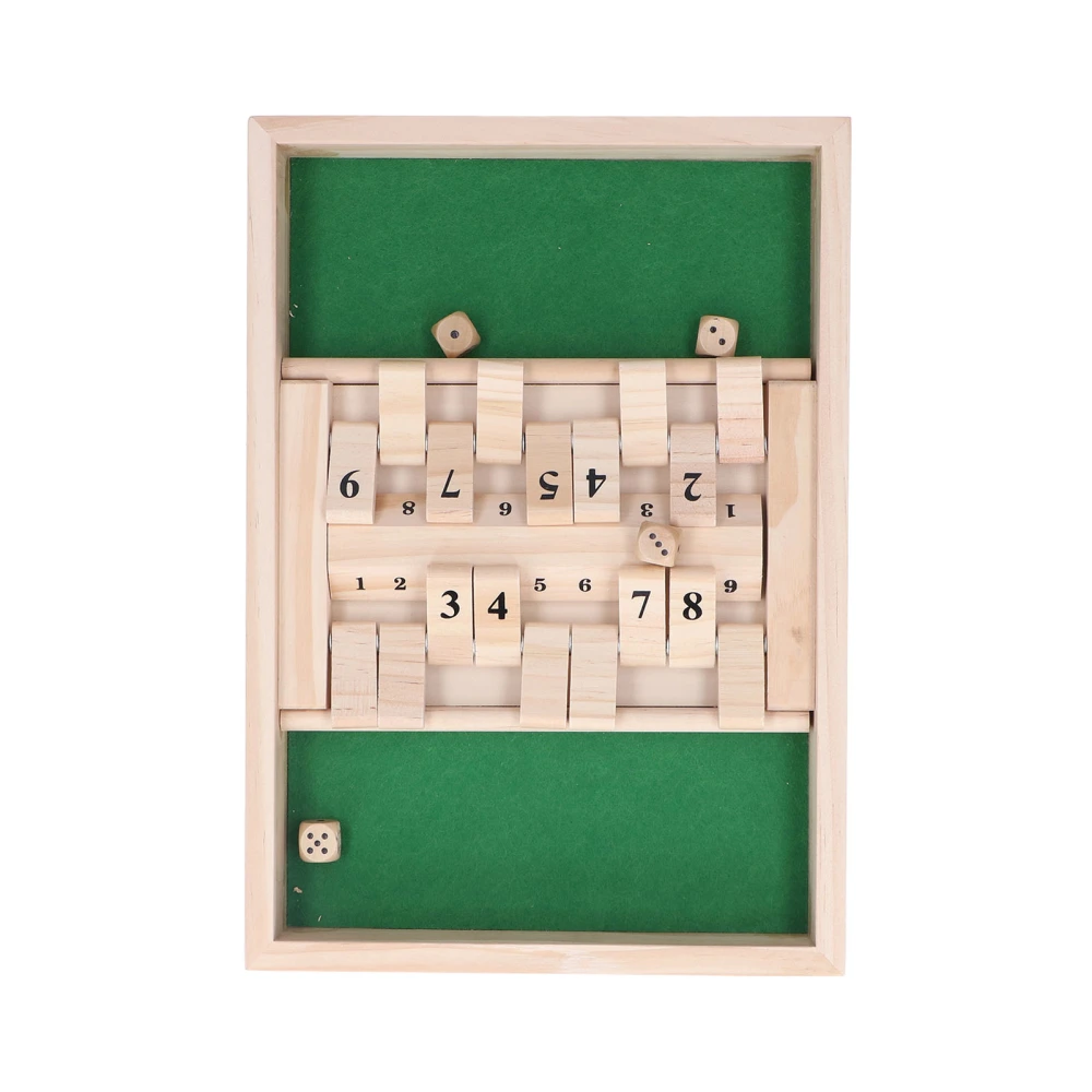 Numbers Wooden Board Set Double Sided 2 Player Thinking Strategy Game for Adults Children