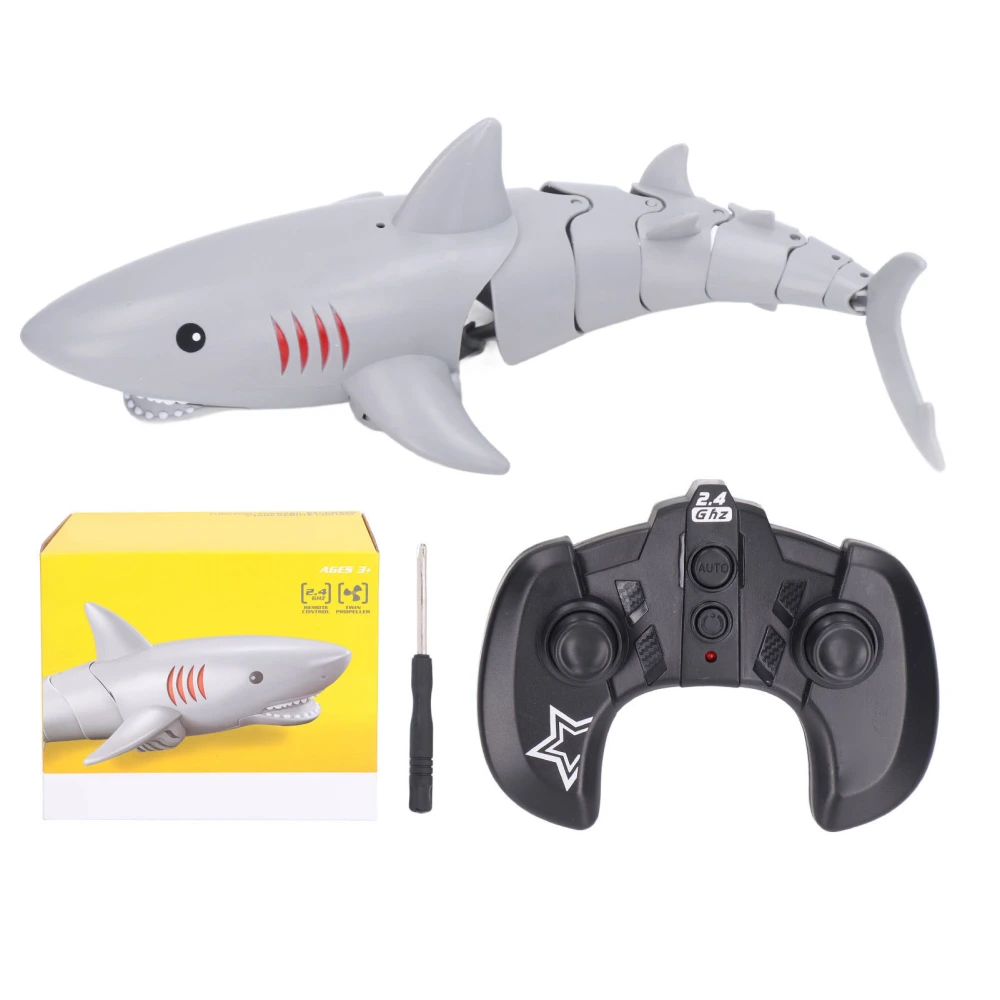 2.4G Remote Control Fish Toy High Simulation RC Swimming Animal Toy for 3+ Year Old Kids