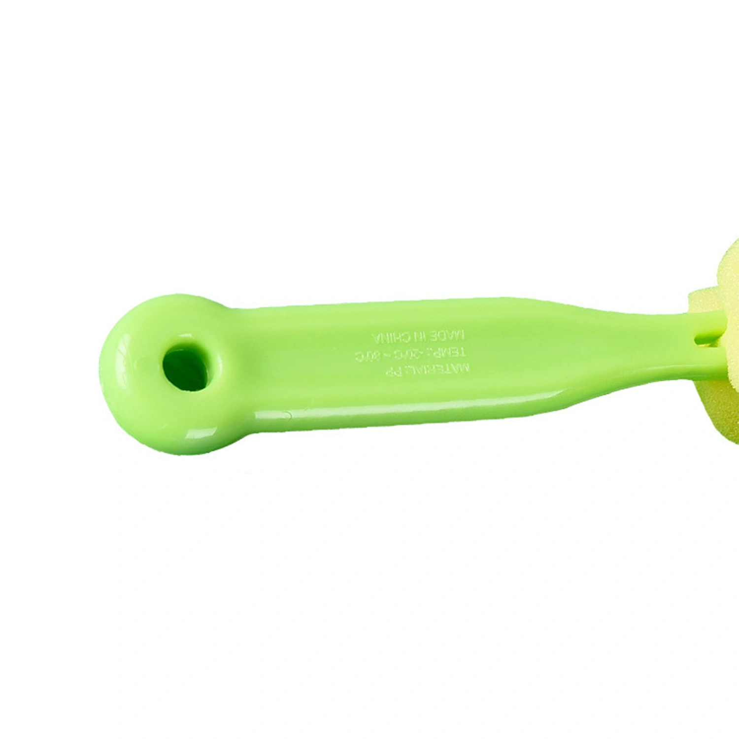 Feeding Bottle Scrubber Soft Sponge Baby Bottle Cleaning Sponge Brush for NippleGreen