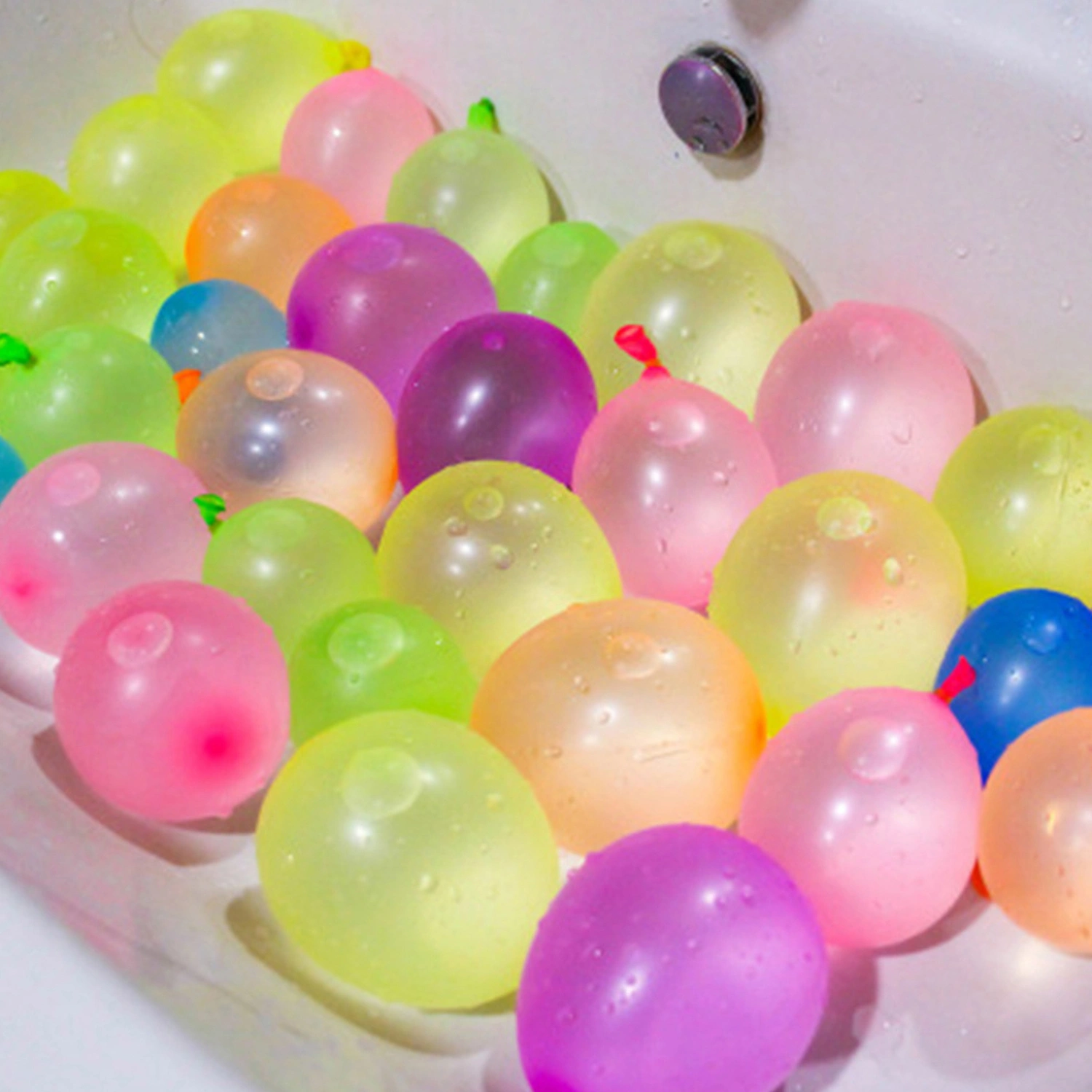 Water Balloons Assorted Colors Quick Fill Self Sealing Water Balloons for Outdoor Beach Pool Party