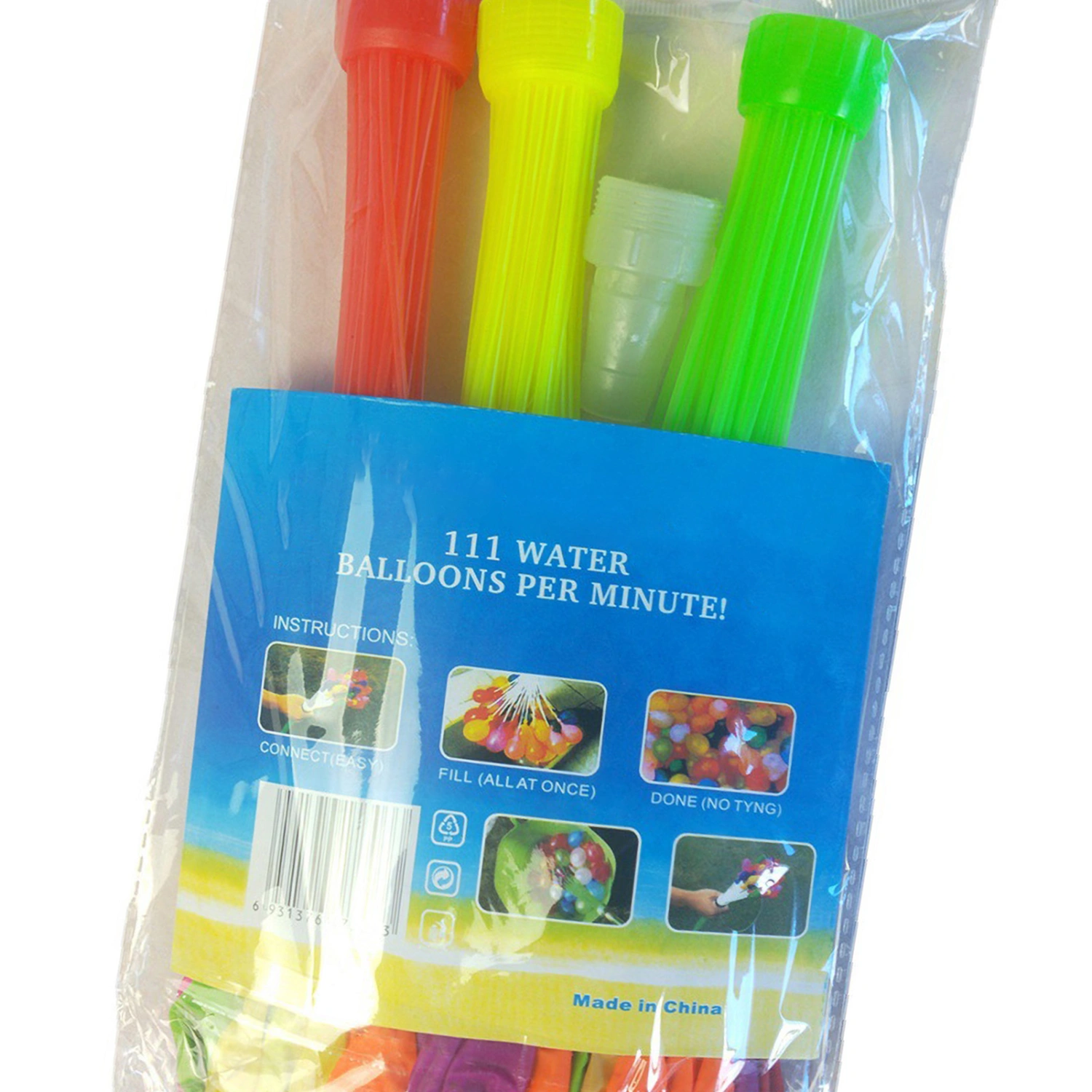 Water Balloons Assorted Colors Quick Fill Self Sealing Water Balloons for Outdoor Beach Pool Party