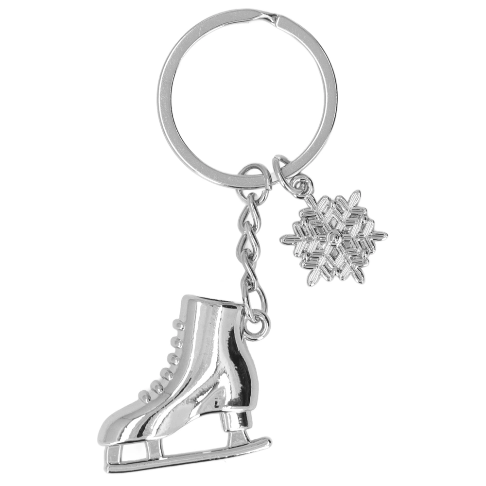 Metal Keychains Cute Shaped Fashionable Skiing Style Key Rings for Competition Souvenirs GiftsX‑1337 Skating Shoes