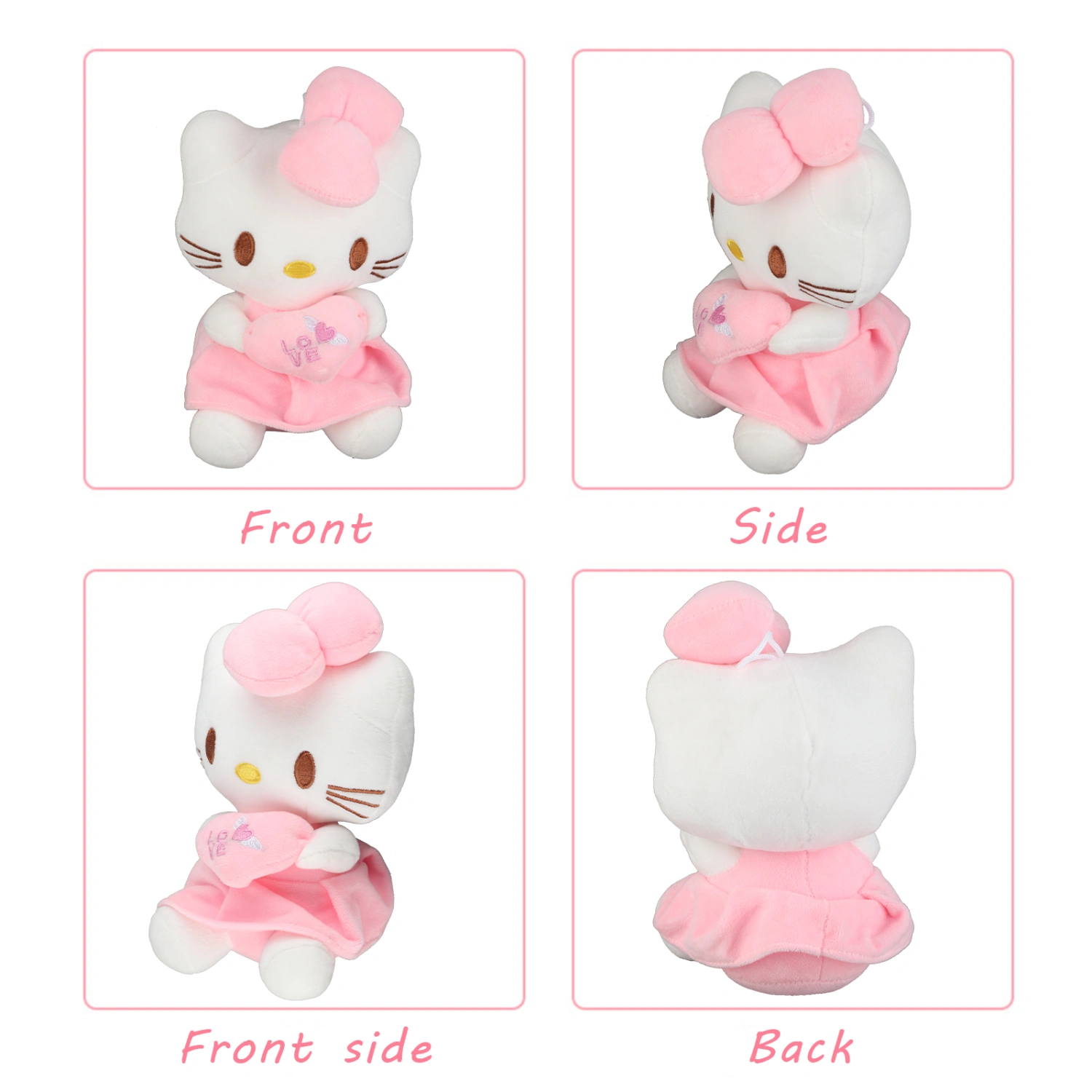 Kitty Cat Plush Toy Cuddle Angel Hello Kitty Doll Throw Pillow