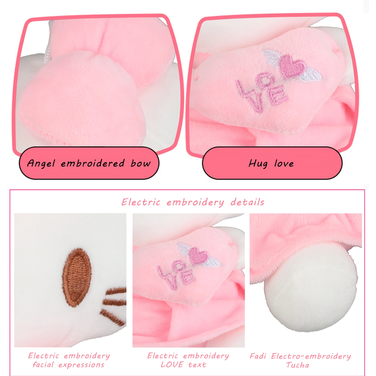 Kitty Cat Plush Toy Cuddle Angel Hello Kitty Doll Throw Pillow