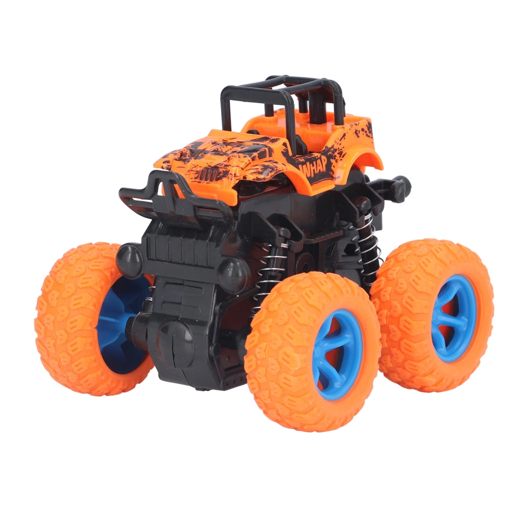 Inertial Off Road Vehicle Toy 360° Rotation 4 Wheel Drive Simulation Baby Car Model for KidsOrange