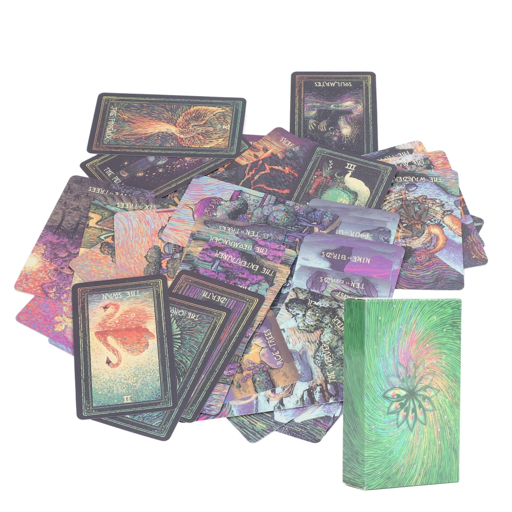 Tarot Deck 78 Divination Cards Board Game Entertainment Tool for Party and Friend Gathering