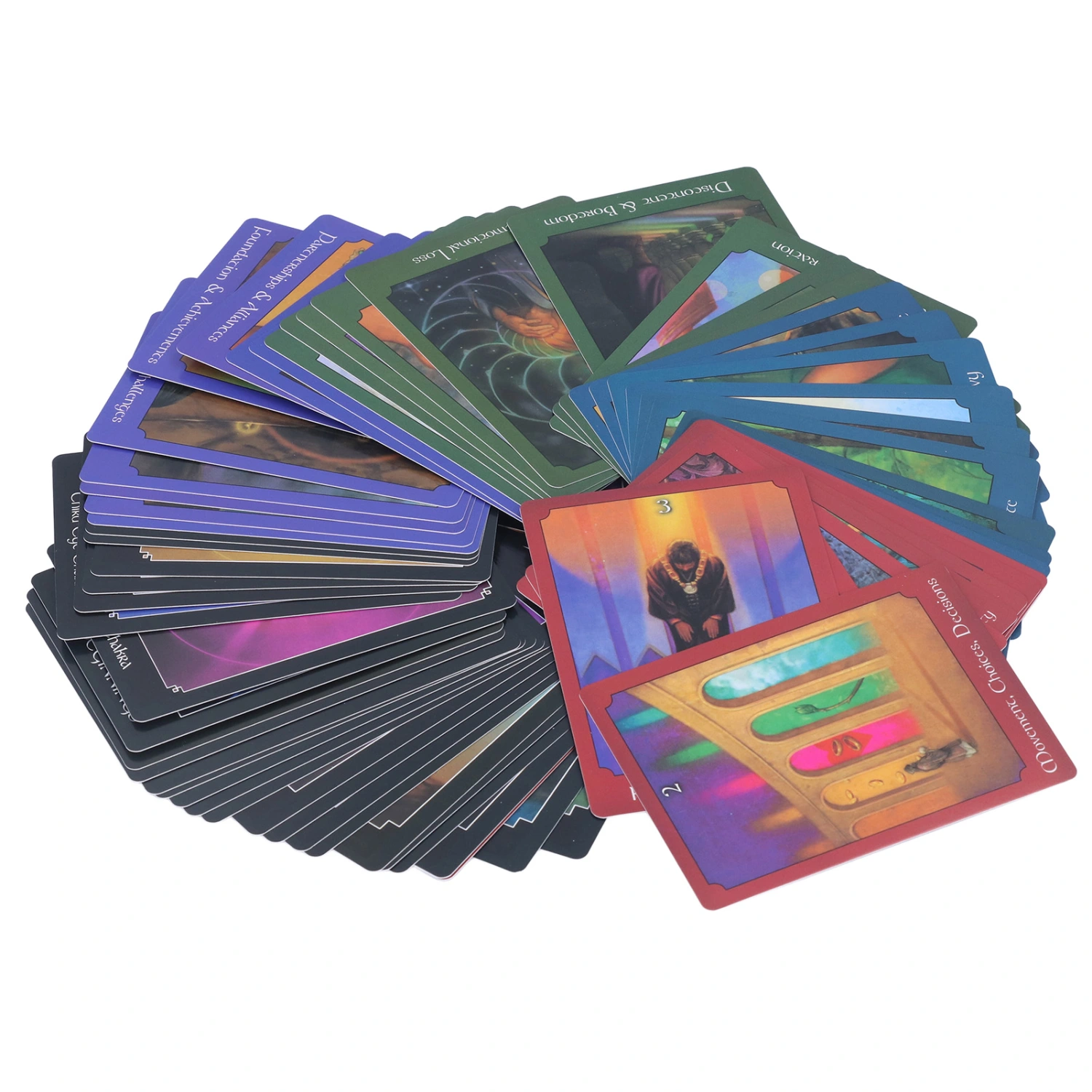65pcs Psychic Tarot Oracle Deck Different Pictures Future Telling Board Cards Game