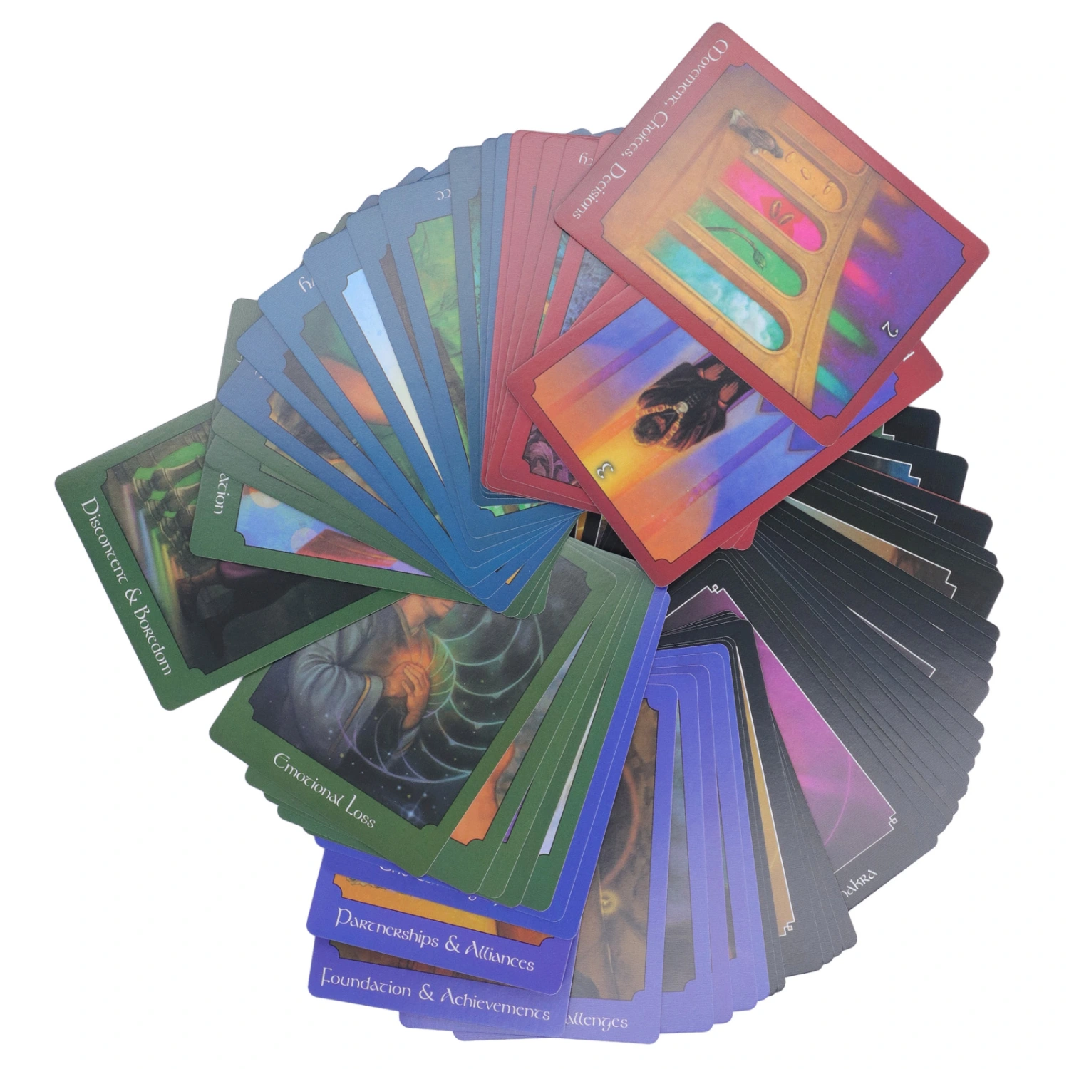 65pcs Psychic Tarot Oracle Deck Different Pictures Future Telling Board Cards Game