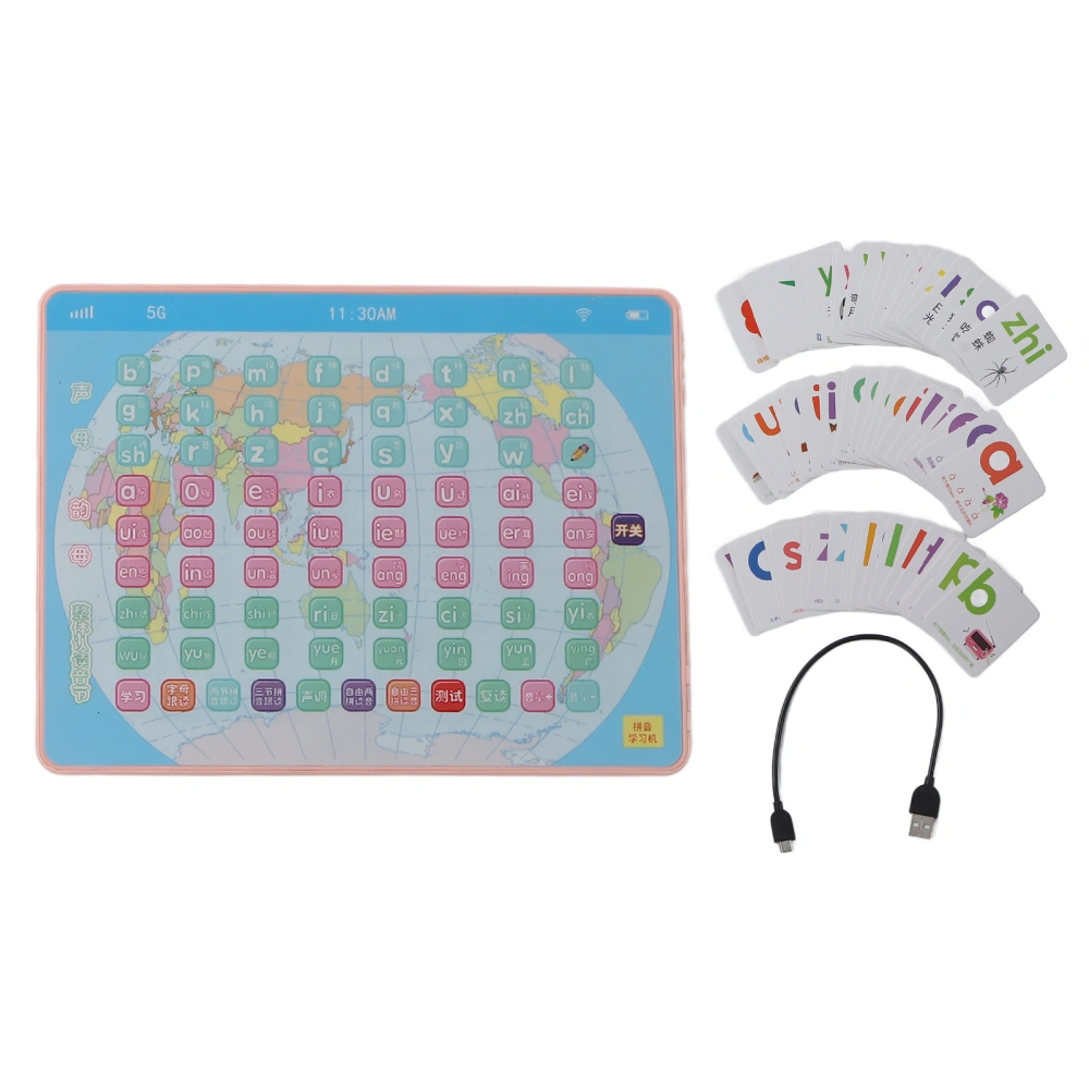 Chinese Learning Machine Educational Chinese Speaking Tablet to Learn Pinyin for 3 Years Old and Up Kids