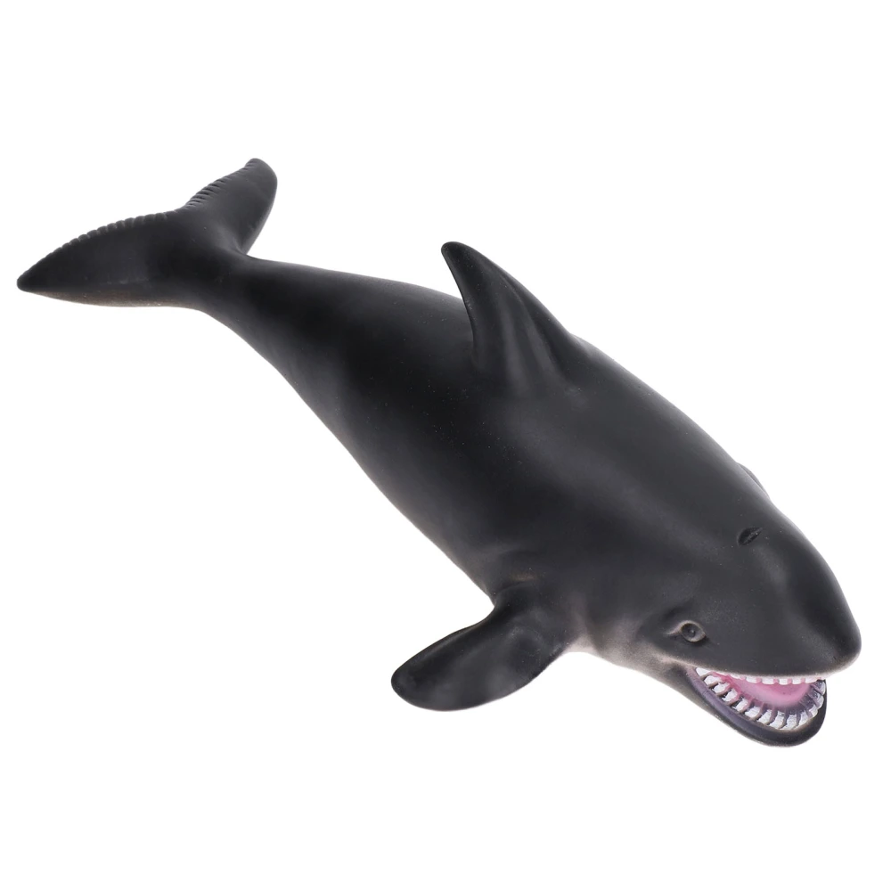 Sea Animal Figurine Black Killer Whale Toys Children Birthdays Gift Educational Model for Kids Boys Girls Aged 3 and Up