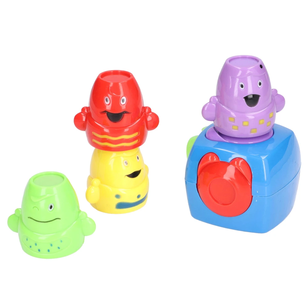 Baby Stacking Toys Cartoon Shape Colorful Magnetic Blocks DIY Assembly Educational Toy