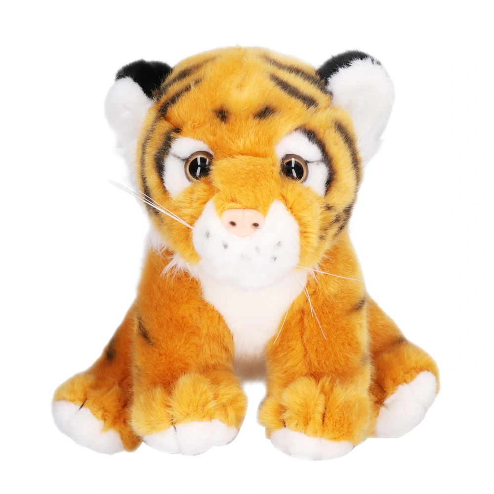 Tiger Plush Toy Children Soft Cute Funny Party Tiger Stuffed Toy Home Decoration Birthday GiftYellow