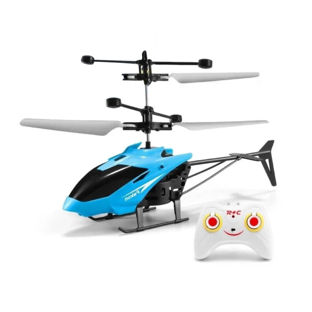 Remote Control Aircraft with Light Helicopter Toy Model Outdoor Flying Toy Surprise Gifts for Kids