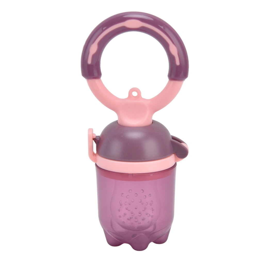 Baby Fruit Feeder Pink Comfortable Safe Reliable Convenient Practical Lightweight Portable Food Pacifier for Infant