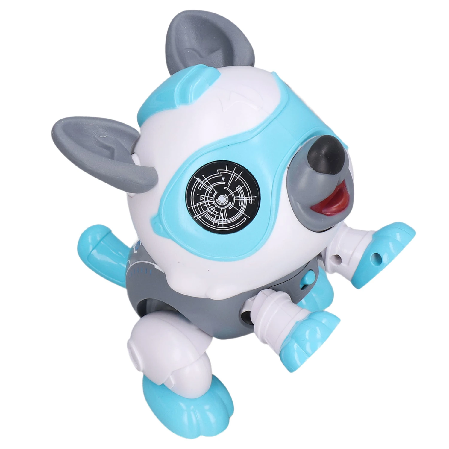 Robot Pet Dogs Remote Control Touch Sensor Detachable Robot Dogs Puppy Toy Voice Controlled for Kids Blue