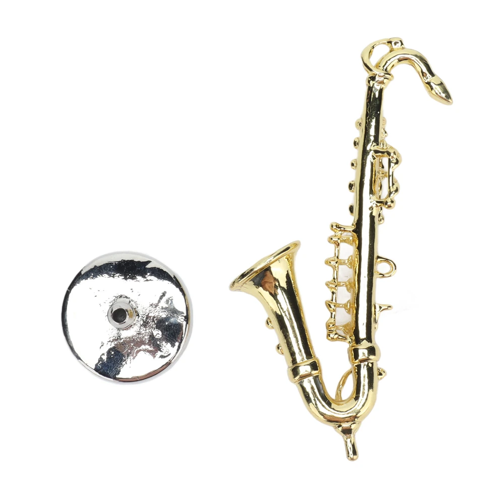 Dollhouse Saxophone Mini 1：6 Vivid Exquisite Miniature Musical Instruments with Base for Children Toy Decoration Gift