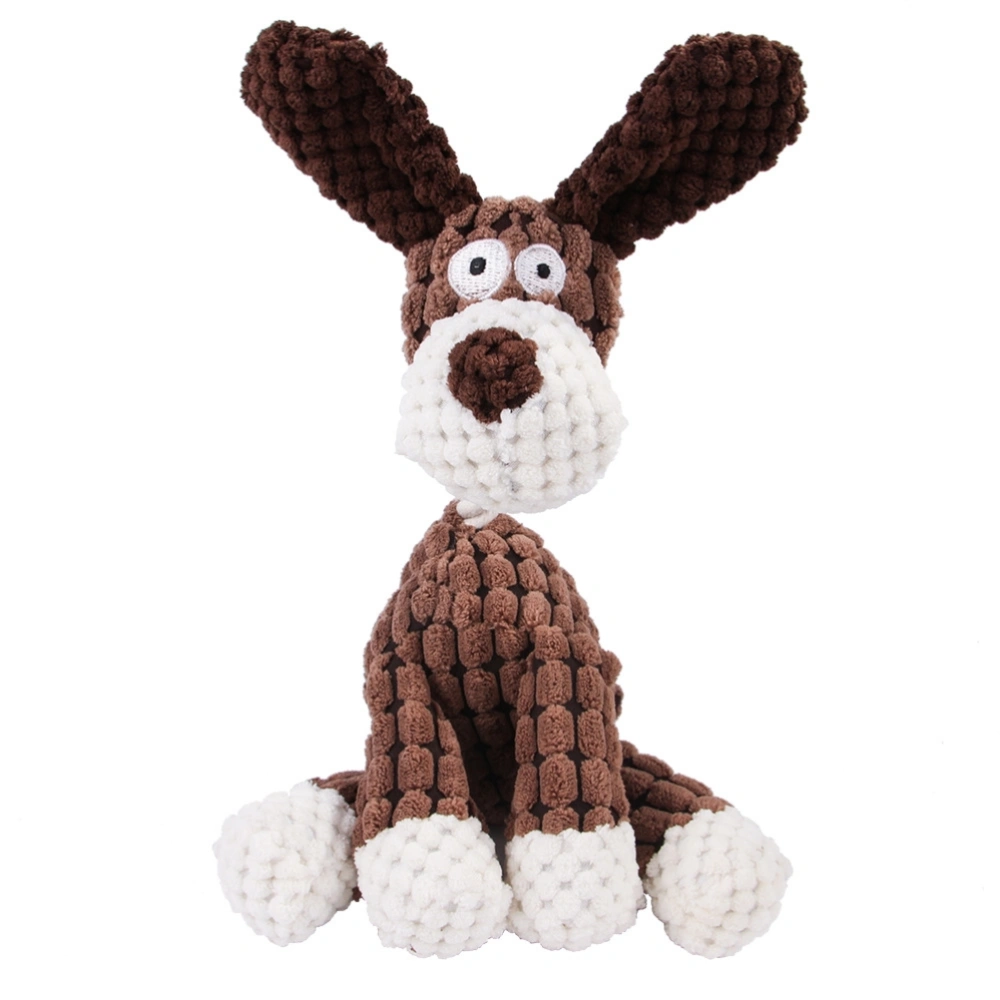 Donkey Corduroy Dog Teether Dog Training Accessories Wear Resisting Stuffed Animal Dog Sound Toys