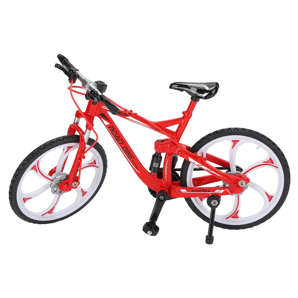 Alloy Bicycles Model Finger Bicycle Toy for Kids Boys Office Racing Club CollectionRed