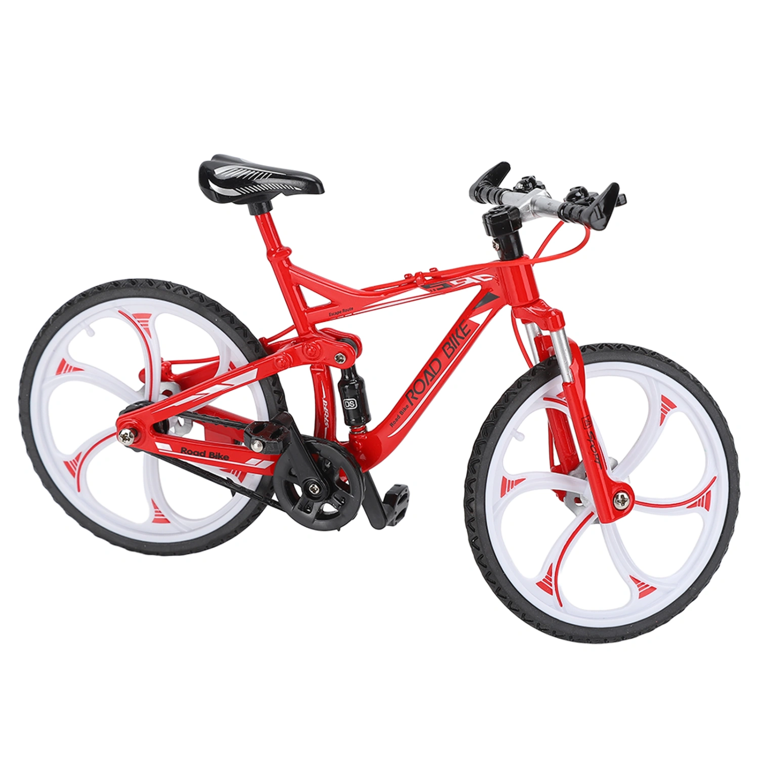 Alloy Bicycles Model Finger Bicycle Toy for Kids Boys Office Racing Club CollectionRed