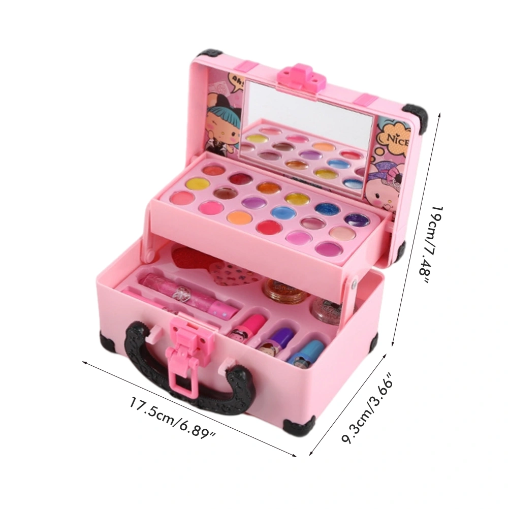 Girls Make Up Set Toys Pretend Play Cosmetic Bag Beauty Toy Makeup Tools Kit Children Pretend Play Toys