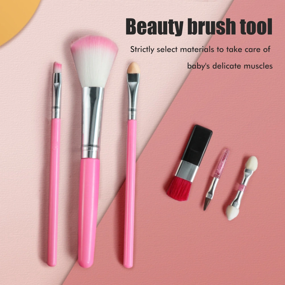 Girls Make Up Set Toys Pretend Play Cosmetic Bag Beauty Toy Makeup Tools Kit Children Pretend Play Toys
