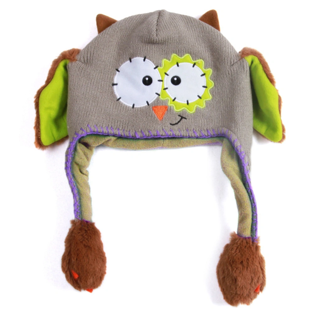 Plush Moving Ears Hat Cartoon Funny Hat Kids Winter Hats Move Jumping Ear Hats