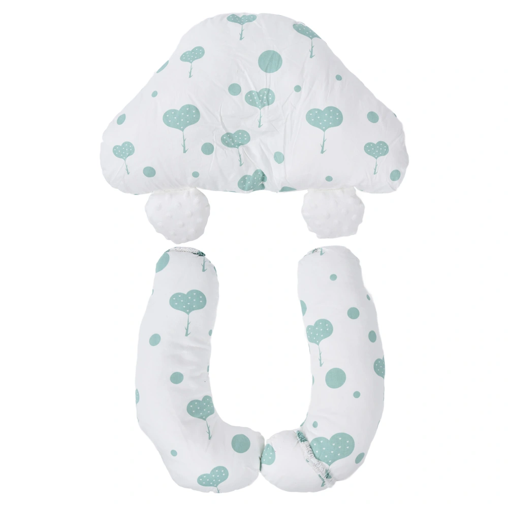 Baby Positioning Pillow Cotton Soft Breathable Cute Elegant Infant Soothing Nursing Sleep PillowHeart Shaped Tree Pattern