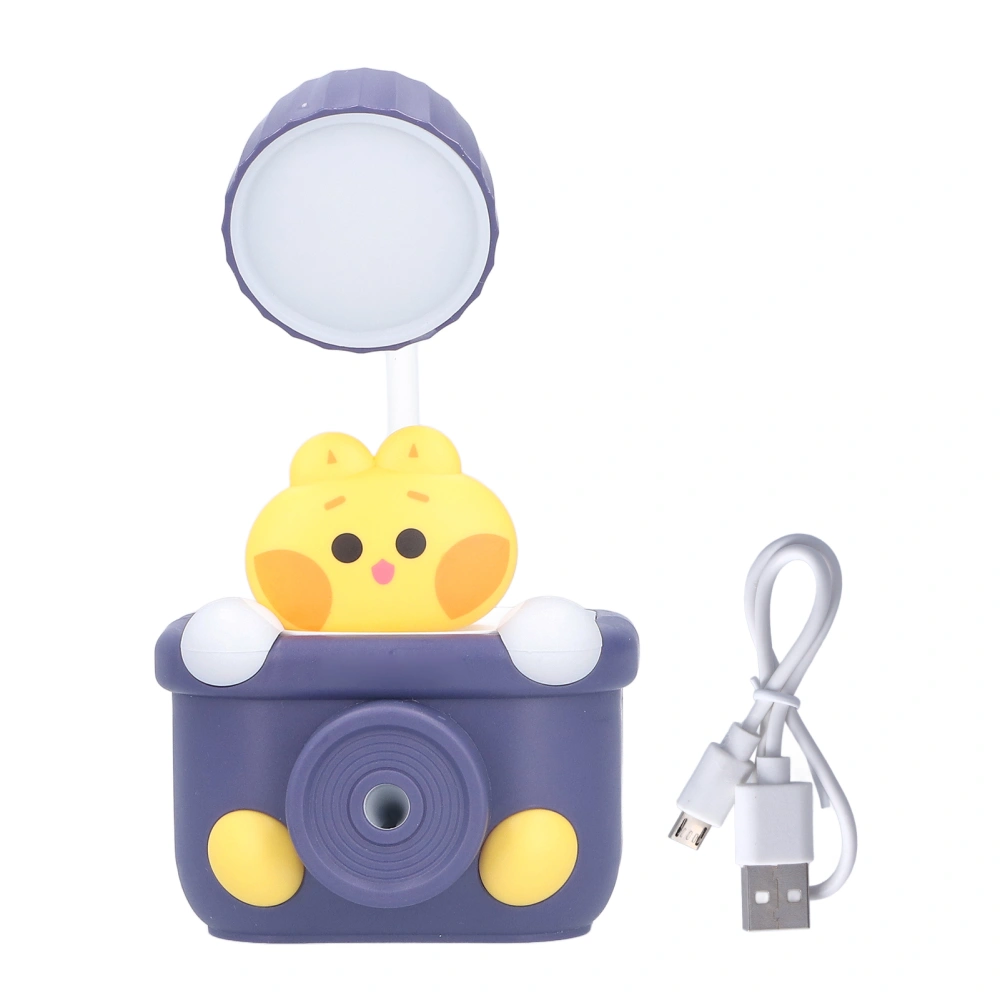 Desk Lamp USB Cartoon Jingle Cat Camera Pen Holder Pencil Sharpening LED Desk LampBlue Cat