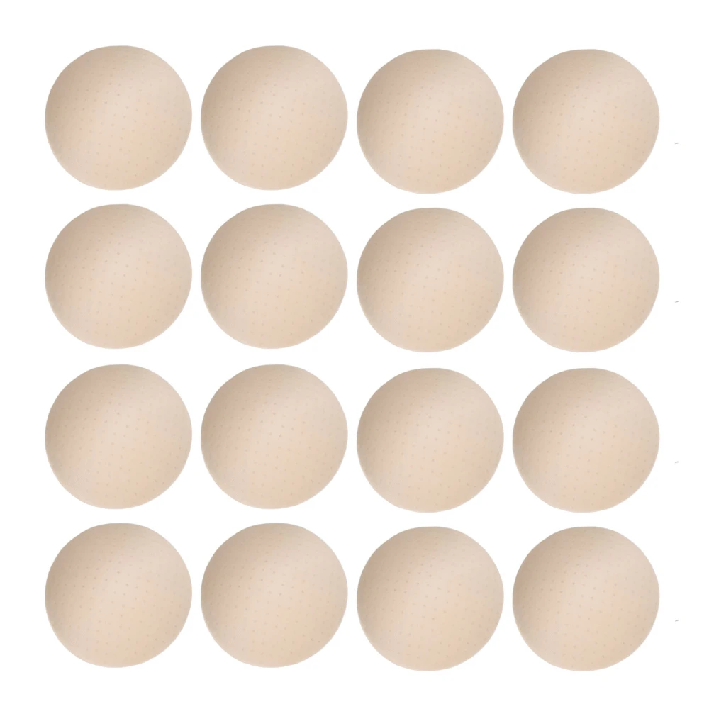 16pcs Women's Comfy Breast Cup Inserts Round Shape Breathable Push Up Breast Chest Pads