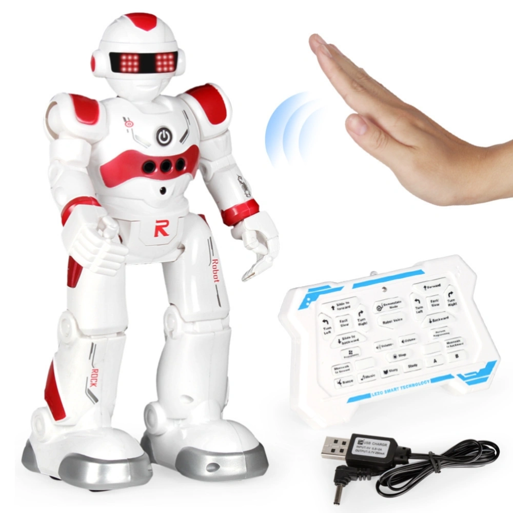 28CM Remote Control Robot for Kids 2 Forward Modes RC Gesture Control Robot with Programming Intelligent Dancing Robot