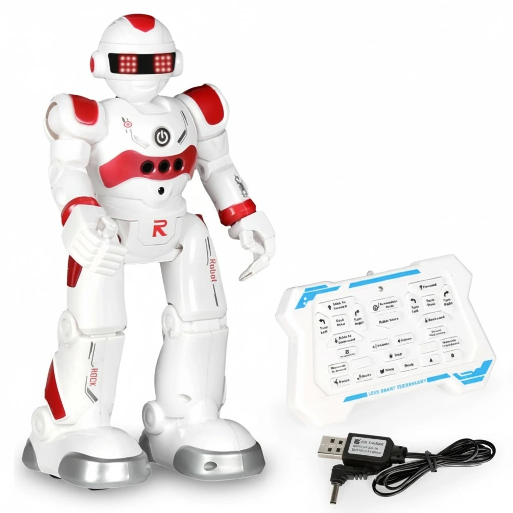 28CM Remote Control Robot for Kids 2 Forward Modes RC Gesture Control Robot with Programming Intelligent Dancing Robot