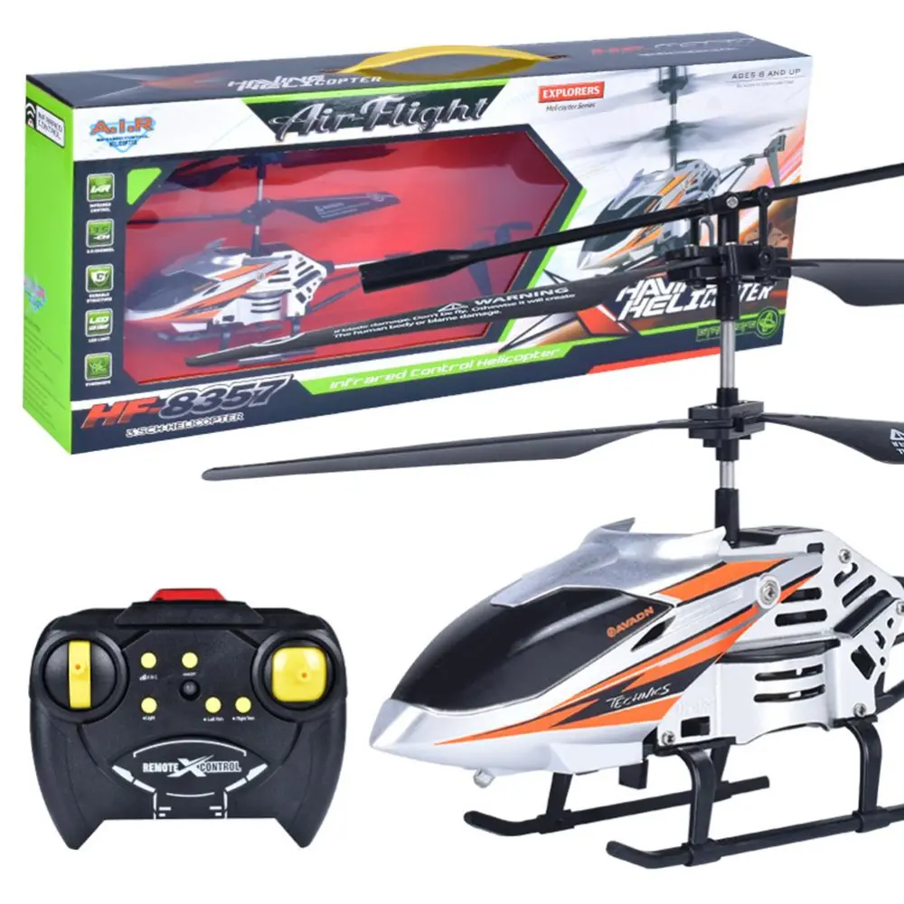 Remote Control Helicopter with LED Light Altitude Hold RC Helicopters Aircraft Indoor Flying Toy for Kids