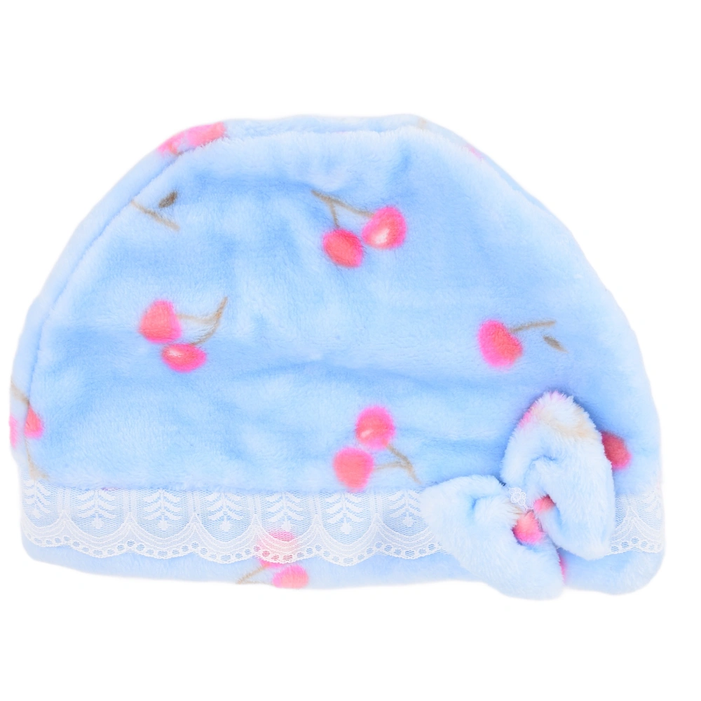 Maternity Mommy Confinement Caps Fashionable Flannel Postpartum Prenatal Warm Hats SuppliesBlue Free Size