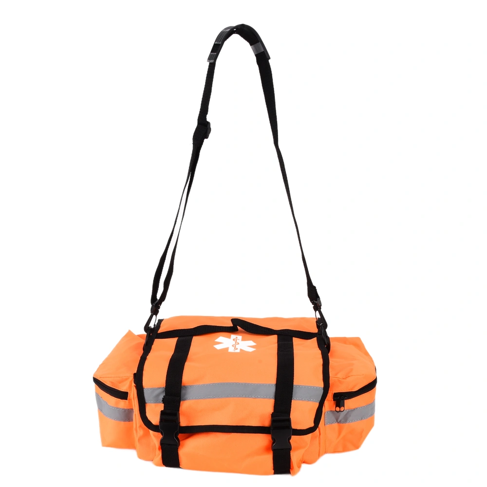 Emergency Bag Portable Multifunctional Family Emergency Survival Bag with Handle Orange