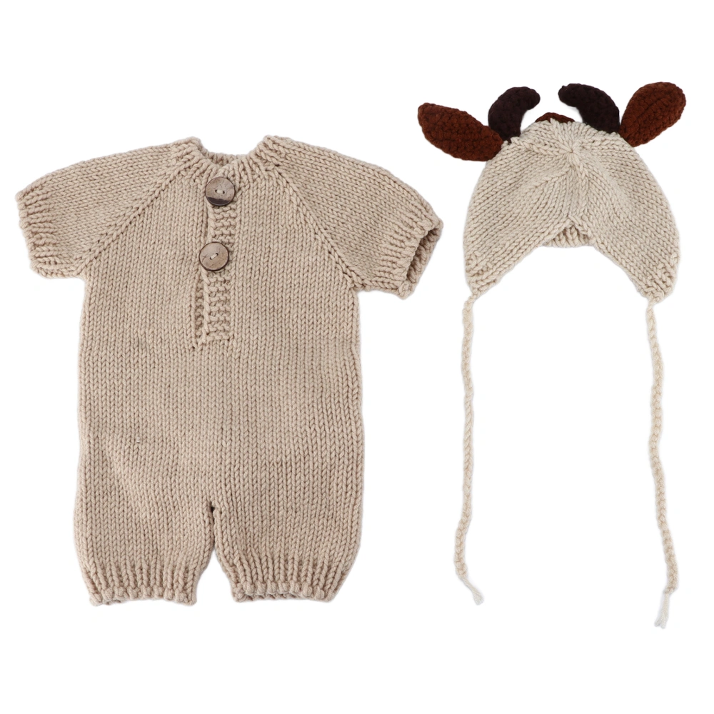 Baby Calf Costume Children's Photography Calf Clothing Baby Milk Cotton Wool Cow Outfit