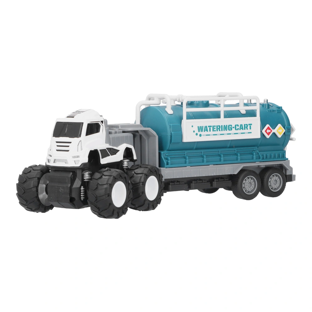 Children Alloy Engineering Vehicle Kid Boys Simulated Inertia Container Truck Toy Birthday GiftGreen