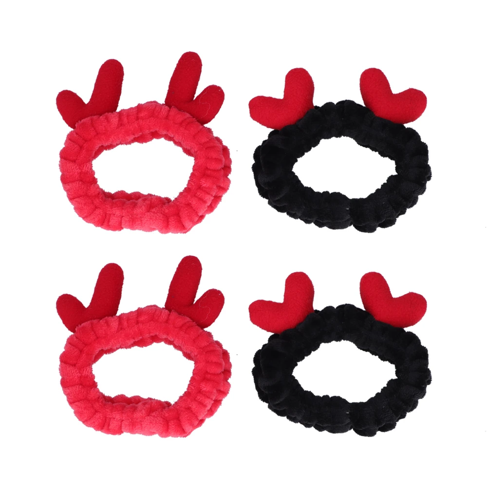 Wash Face Hair Holder Headband Coral Fleece Makeup Headband for Women and Girls Washing Face