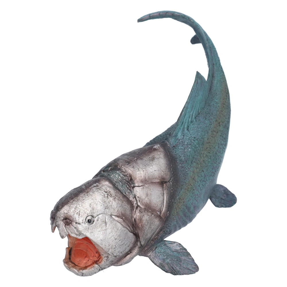 Simulated Fake Fish Model Artificial Lifelike Jurassic Period Zheng's Fish Model for KidsBlue