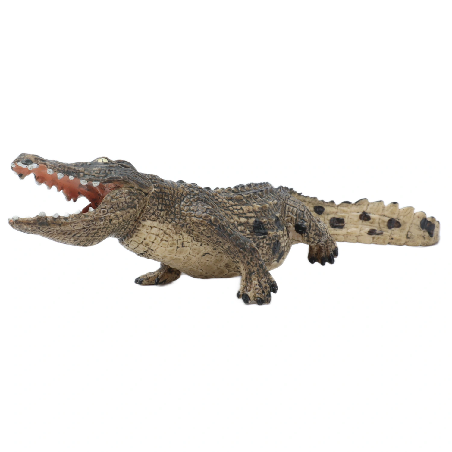 Simulation Crocodilian Model Lifelike Wild Life Jungle Animal Figures Model for Collection Science EducationCrocodilian