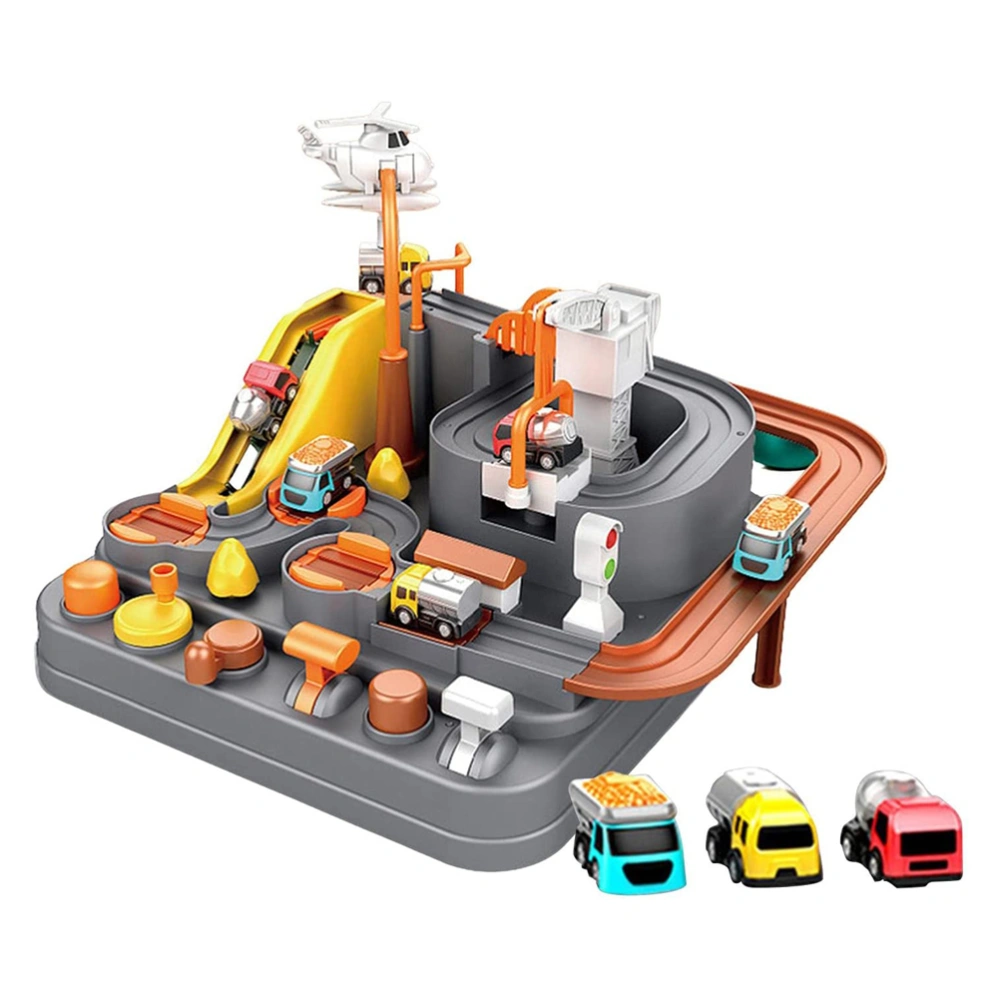 Rail Car Toy Car Adventure Game ABS Track Toy City ​​Rescue Car Early Educational Toys For Boy Children Gift