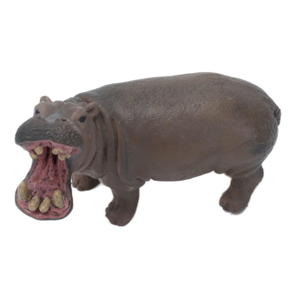 Hippo Animal Model Toy Solid Plastic Simulation Animal Hippo Child Static Model ToyHippo