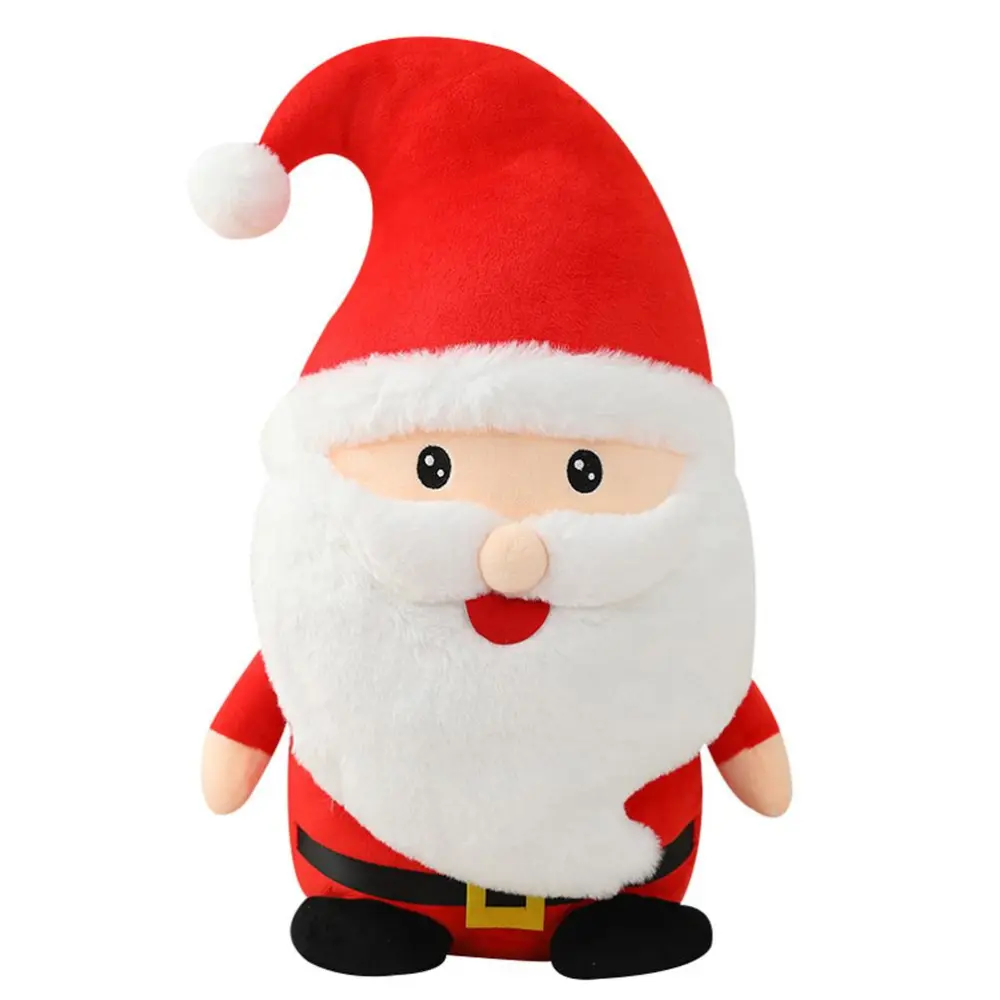 Christmas Santa Plush Toy Soft Stuffed Doll Christmas Decoration Gift Birthday Gift