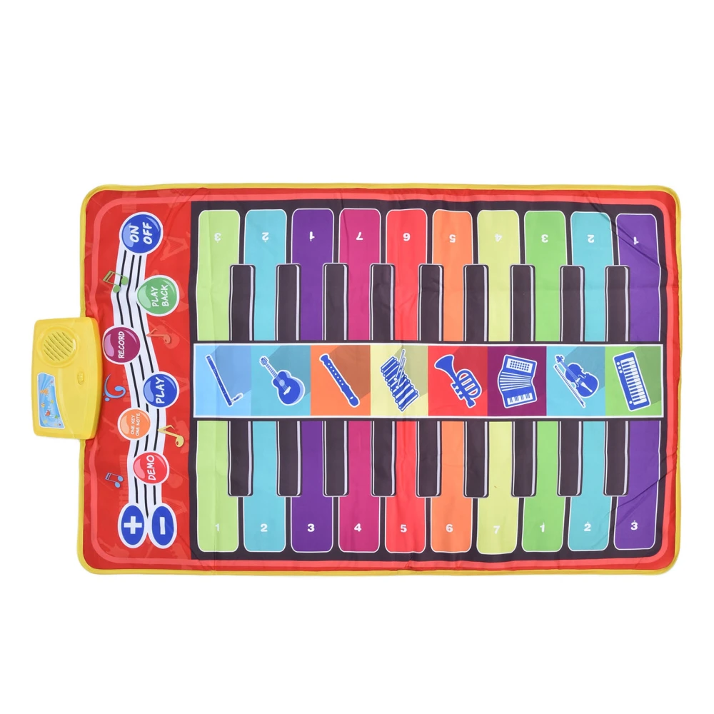 Children's Piano Blanket Baby Enlightenment Piano Music Sound Game Pedal Piano BlanketCP4954